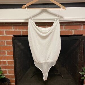 Cowl Neck Cami Thong Bodysuit